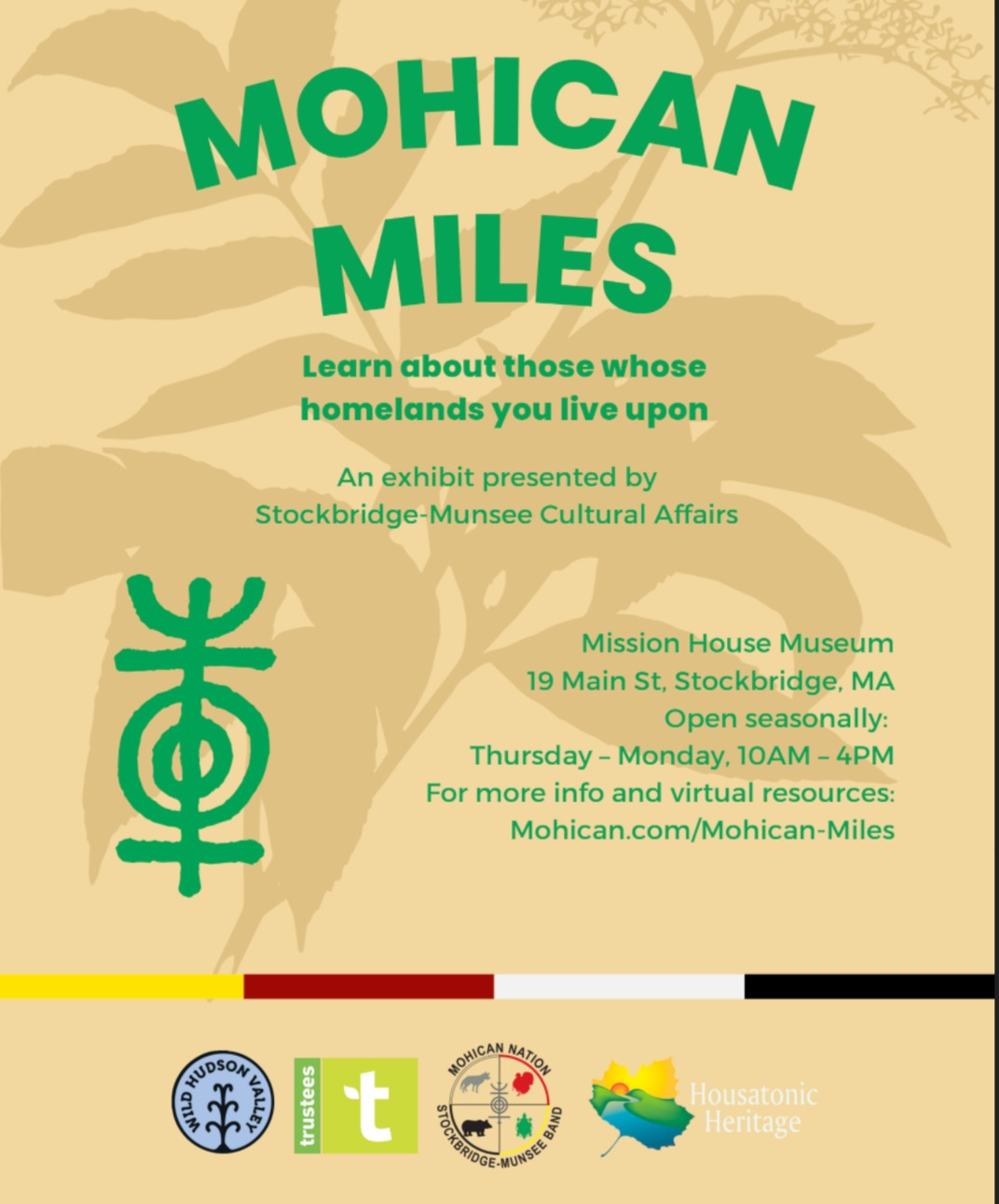 Mohican Miles: Learn About Those Whose Homelands You Live Upon