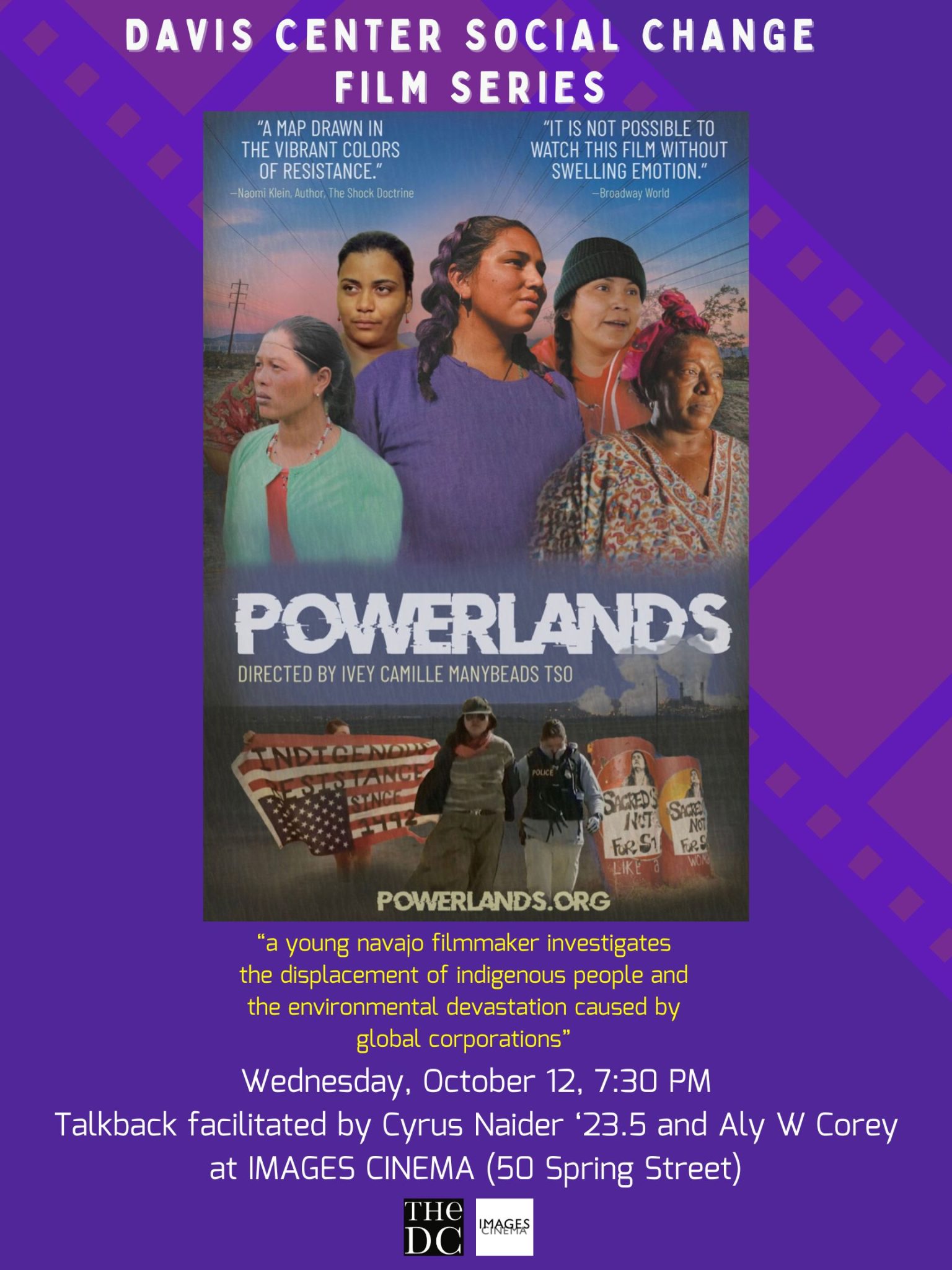 Powerlands at Images Cinema on Weds. 10-12-22 7:30pm